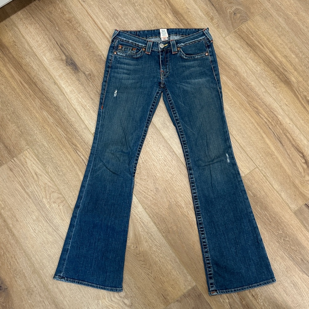 True Religion low rise boot cut jeans